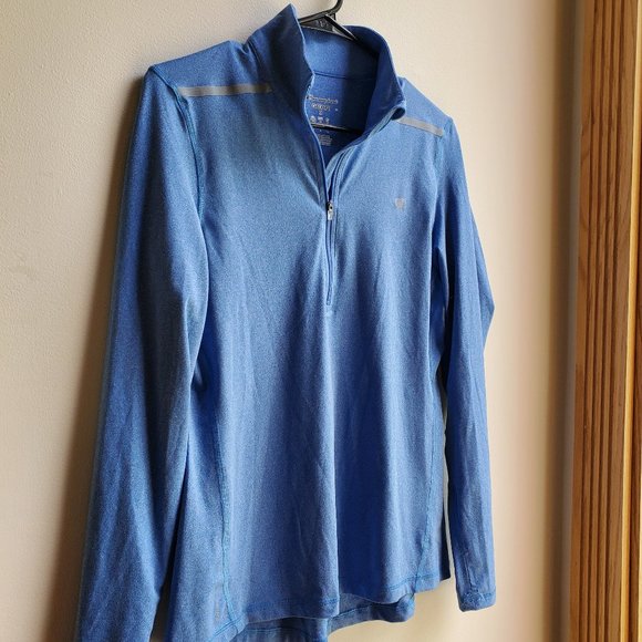 Champion GEAR Blue Half-Zip Pull-Over Size Medium - Picture 4 of 15